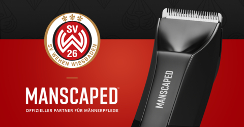 original Die führende Männerpflege- und Lifestylemarke MANSCAPED™ erweitert mit dem SV Wehen Wiesbaden ihr Portfolio an Sportpartnerschaften. (Graphic: Business Wire)