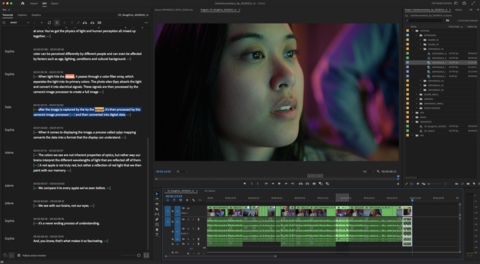 Premiere Pro Text-based Editing (Graphic: Business Wire)