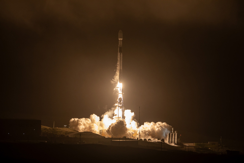 Launch of the SpaceX Transporter-7 mission carrying the Momentus Vigoride-6 Orbital Service Vehicle. Photo Credit: SpaceX.