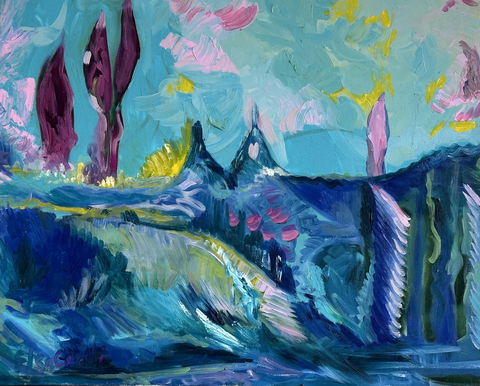 original In Elsa Caselli's works, everything seems to emanate a primordial sense of ecstatic wonder towards reality and its hidden dimension, as each work is a continuous articulation of images in which expressiveness is an involving participation of the energies and tensions that distinguish it. (Photo: Business Wire)