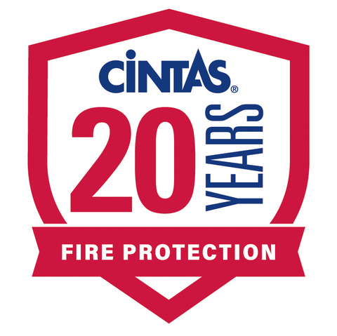 In April 2023, Cintas Fire Protection celebrates its 20th anniversary of service and impact. (Graphic: Business Wire)