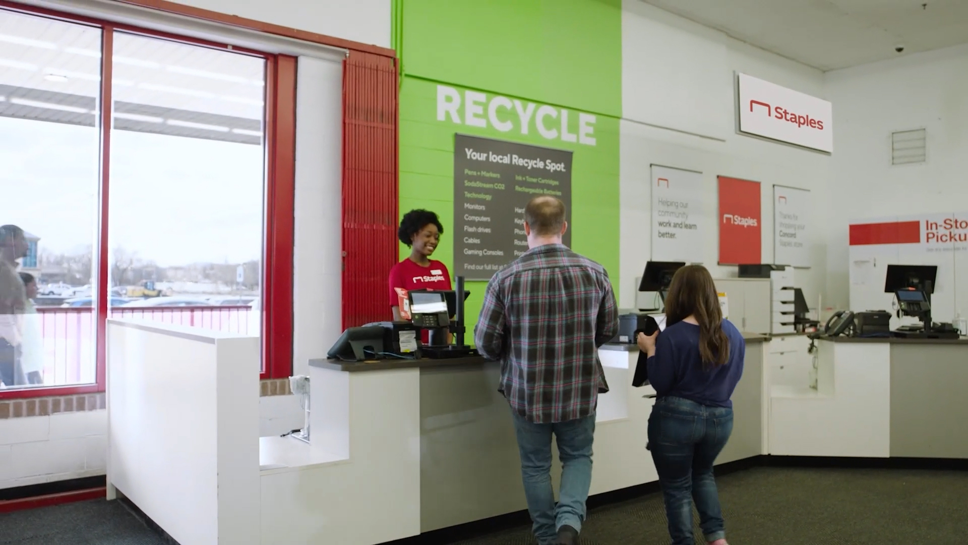 It's Recycling Day Every Day at Staples. Best of all, it's free to recycle every day in every Staples store.