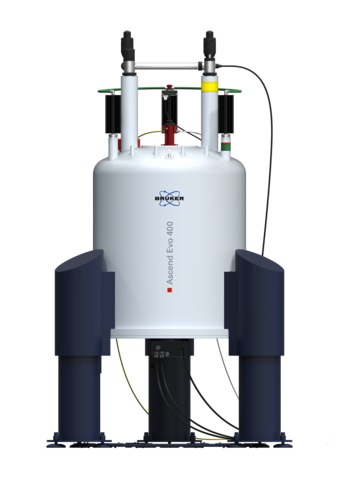 Ascend Evo 400 NMR magnet with a liquid helium hold-time of one year (Photo: Business Wire)