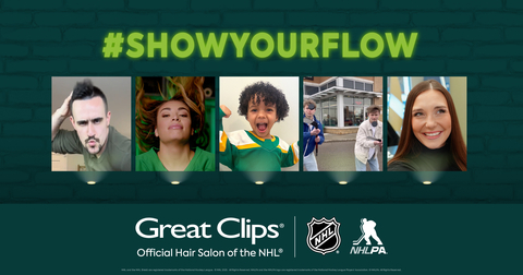 Great Clips' Show Your Flow campaign encourages fans to share photos and videos that put a spotlight on their unique and individual Hockey Hair styles for a chance to be inducted into the first virtual Hockey Hair Hall of Fame. (Photo: Business Wire)