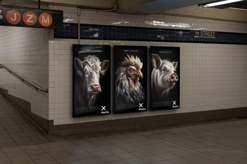 NotCo Asks People to Imagine What Livestock Would Look Like If They Survived to Full Life Expectancy with Raw, Hyper-Realistic A.I.-Generated Images (Graphic: Business Wire)