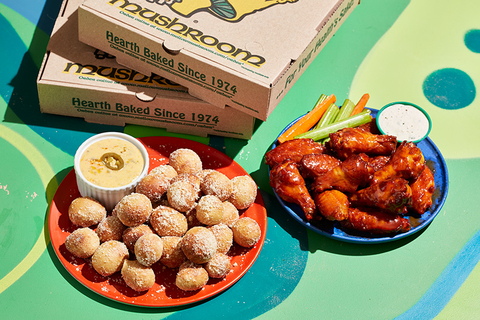 Satisfy your munchies on 420 (April 20) with Mellow Mushroom’s Pretzel Bites served with Pabst Blue Ribbon Beer Cheese - offered with regular or spicy beer cheese - for $4.20! This special is one day only for online purchases using the code MEL420. (Photo: Business Wire)