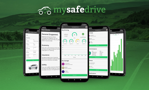original MySafeDrive app (Photo: Business Wire)