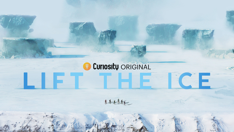 Follow six field-leading experts as they climb, dive, rappel, ice axe, and tunnel their way to the heart of a rapidly evolving global warming story. The six-part adventure series 'Lift The Ice' premieres on Curiosity Stream April 20th. (Photo: Business Wire)