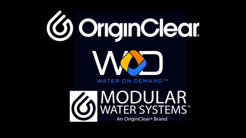 Water On Demand purchased Modular Water's intellectual property and assets in exchange for 6 million shares of Water On Demand common stock. The assets include an assignment of OriginClear's existing global master license to the five patents of inventor Daniel M. Early, P.E., who heads Modular Water, and the right to file patents for all additional inventions since 2018, when OriginClear created the unit. (Graphic by OriginClear)