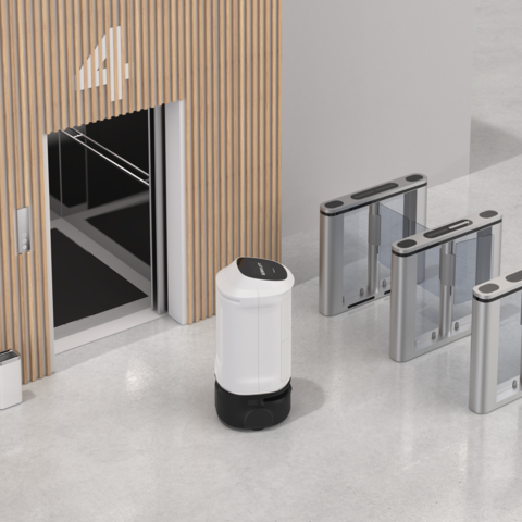 original Servi Lift provides a reliable delivery experience with its elevator integration, making deliveries in multi-story buildings a breeze. (Photo: Business Wire)