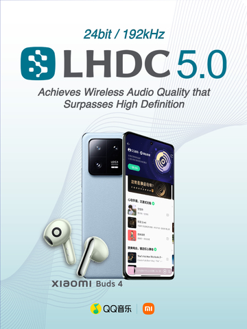 LHDC 5.0 achieves wireless audio quality that surpasses high definition. Xiaomi and QQ Music teamed up with Savitech’s LHDC 5.0 to wirelessly release "master tape-level" 24bit/192kHz audio quality. (Photo: Business Wire)