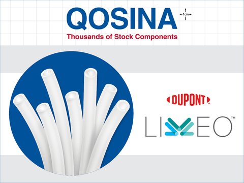 Qosina is pleased to announce it has teamed up with DuPont™ Liveo™ Healthcare Solutions to market their Liveo™ biopharmaceutical-grade tubing. As part of this collaboration, Qosina has added five new Liveo™ biopharmaceutical-grade tubing products to its extensive tubing portfolio. (Photo: Business Wire)