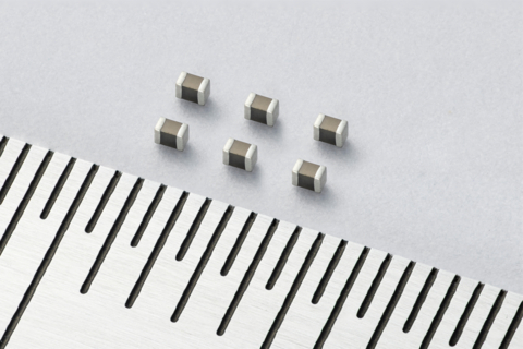 original Kyocera’s New 0201 MLCCs (Scale: 0.5mm) (Photo: Business Wire)