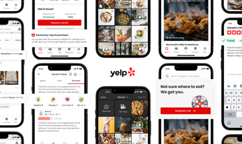 Yelp has released more than a dozen new features to enhance the consumer experience in the company’s most significant update in recent years. (Graphic: Business Wire)