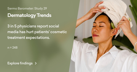 Sermo Barometer Finds 3 in 5 Physicians Report Social Media Has Hurt the Ability to Manage Patients' Cosmetic Treatment Expectations (Photo: Business Wire)