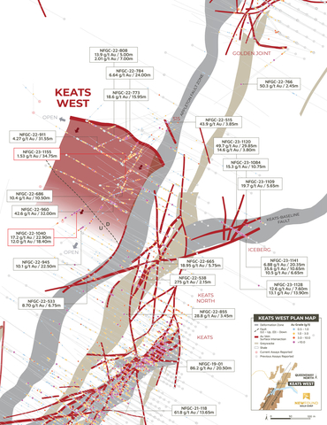 Figure 2. Keats West plan view map (Photo: Business Wire)