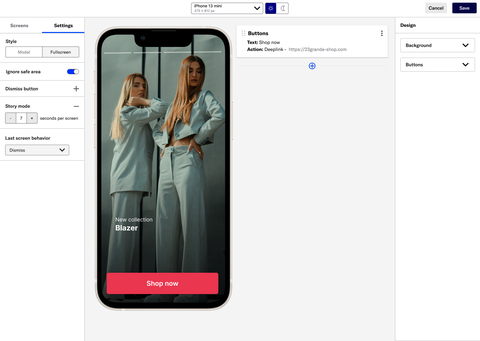 Airship is introducing a new experience format called Stories that automatically progresses users through rich, multi-screen walkthroughs, bringing a familiar social media experience to any in-app experience, message or interstitial. (Graphic: Business Wire)