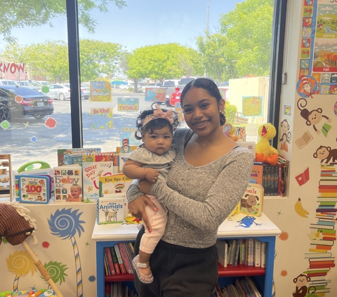 Learn4Life student Nevaeh was able to continue her studies and graduate high school thanks to the flexibility and support she received as a parenting student (Photo: Business Wire)