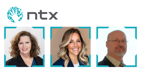 NTx announced the appointments of Sheila Moran as Chief Commercial Officer, Lily Pisani as Senior Director of Customer Excellence, and Phillip Easton, Ph.D. as Vice President of IT Infrastructure and Operations, (Photo: Business Wire)