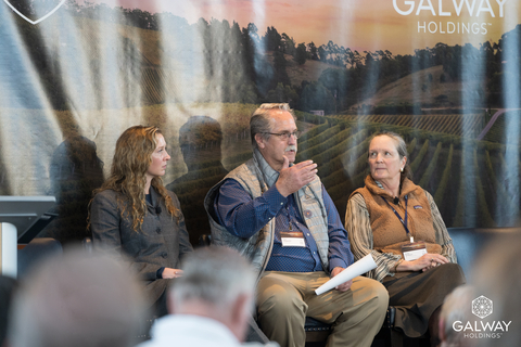 At the Wildfire Resiliency Summit that took place in March 2023, owner/proprietors from well-known wineries in the Napa Valley took the stage to share their insights and experiences in dealing with annual wildfire threats. (Photo: Galway Holdings)