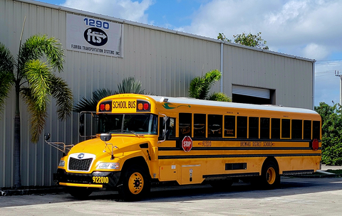 Blue Bird is delivering 60 electric school buses to Broward County Public Schools (BCPS) in Florida to help the school district accelerate its transition to clean student transportation. Broward Schools is the sixth largest public school system in the United States serving more than 254,000 students and approximately 110,000 adult learners. (Image provided by Broward County Public Schools)