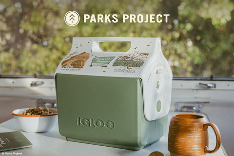 The Parks Project Leave It Better ECOCOOL Little Playmate, $44.99, is available now at igloocoolers.com/parksproject and parksproject.us. (Photo: Business Wire)