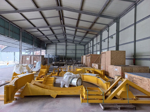 Long Lead Time Processing Equipment Delivered to Site (Photo: Business Wire)