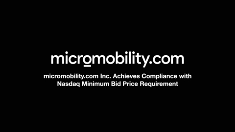 Visit www.micromobility.com (Graphic: Business Wire)