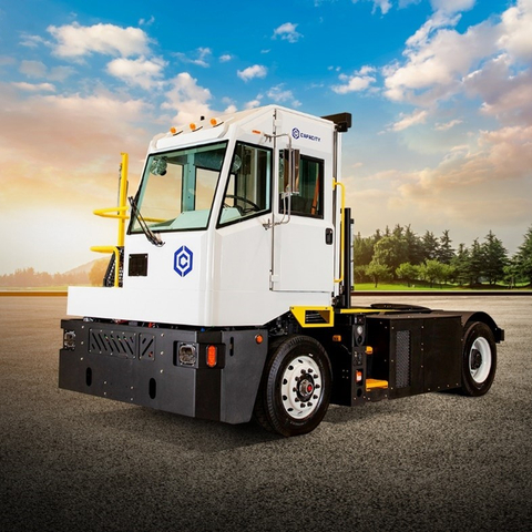 Capacity Trucks, a subsidiary of REV Group, Inc. (NYSE: REVG), will debut its new Zero Emissions Lithium-Ion powered terminal truck at the upcoming Advanced Clean Transportation (ACT) Expo, May 2 - 4, in Anaheim, California. (Photo: Business Wire)