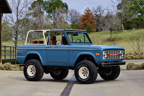1973 Schwab Bronco will be the Champion’s prize for the 2023 Charles Schwab Challenge set to take place Memorial Day Weekend in Fort Worth, TX. (Photo: Business Wire)