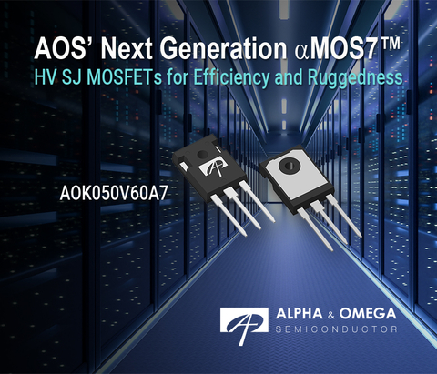 600V 50ohmn Super Junction MOSFETs for Efficiency and Ruggedness (Graphic: Business Wire)