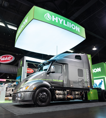 Hyliion electric store truck