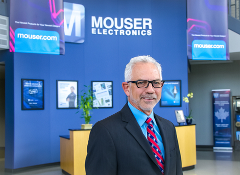Glenn Smith's tenure has seen Mouser grow from a small distribution company to one of the world's largest electronic component distributors. (Photo: Business Wire)