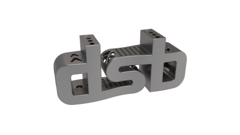 Part designed and produced for Metal Binder Jetting by DSB Technologies. (Photo: Business Wire)