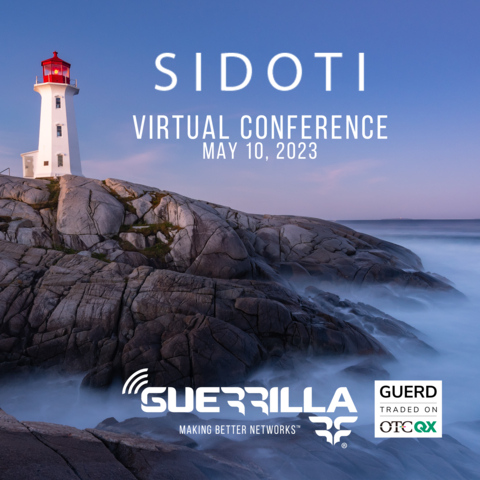 Guerrilla RF to present at the Sidoti Virtual Conference. (Graphic: Business Wire)