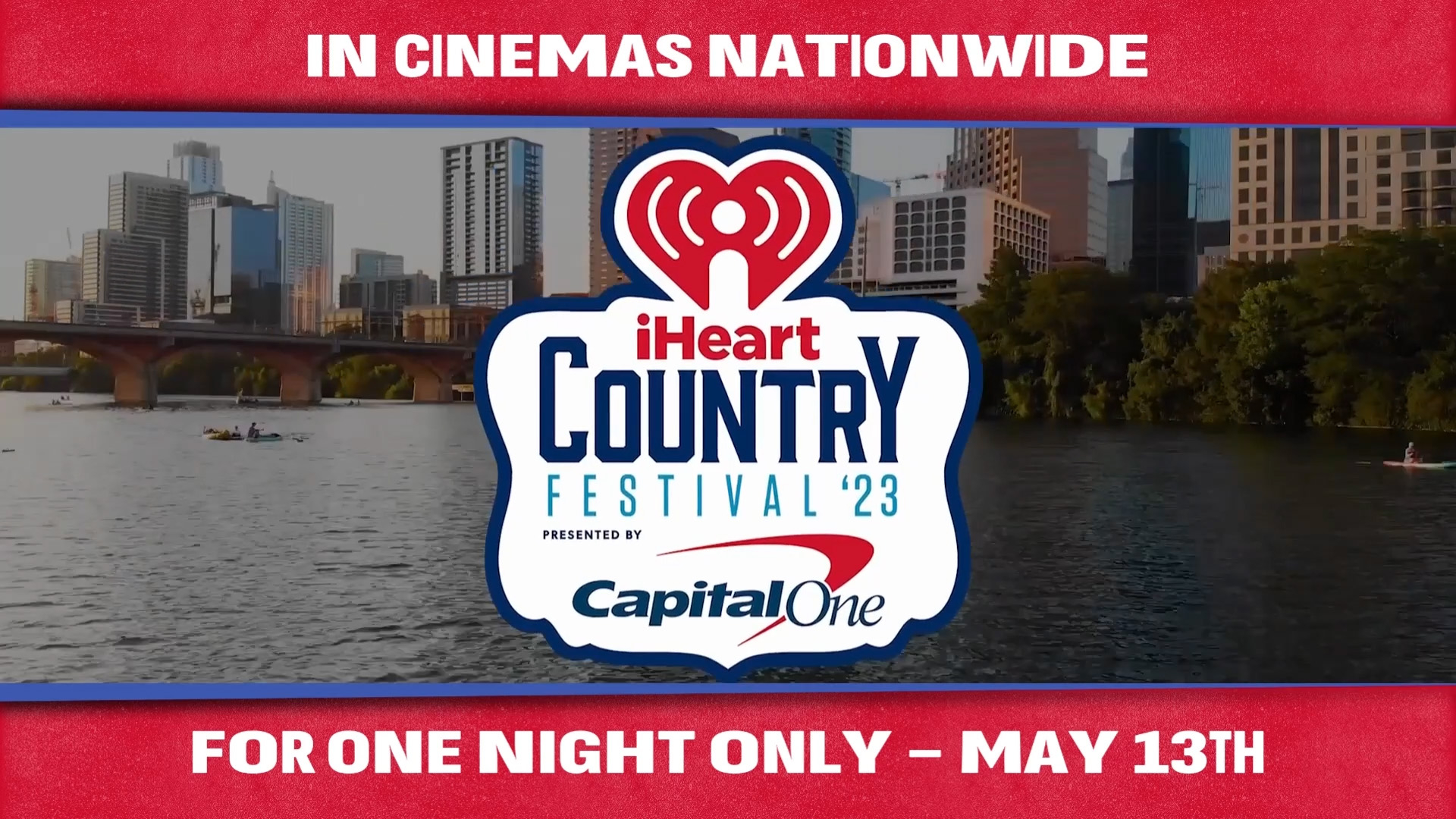 Joe Hand Promotions partners with iHeartMedia to present one-night-only iHeartCountry Festival viewing experience in theaters worldwide on May 13. Live simulcast will feature full lineup of leading country stars including Luke Bryan, Kane Brown, Sam Hunt, Elle King and more.