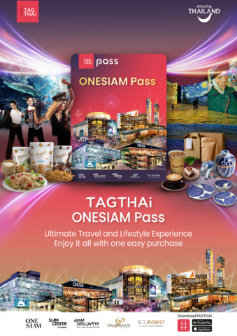 TAGTHAi and Siam Piwat partnered together to launch ONESIAM Pass. Offering a bundle of products, food and beverages, services, attractions, and privileges tailored for tourists, allowing them to experience the best Thailand has to offer. (Photo: Business Wire)