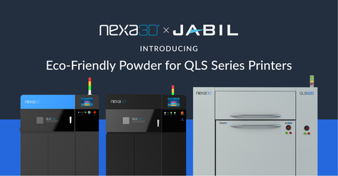 Jabil PK 5000 polymer powder is compatible with all Nexa3D SLS 3D printers. (Graphic: Business Wire)