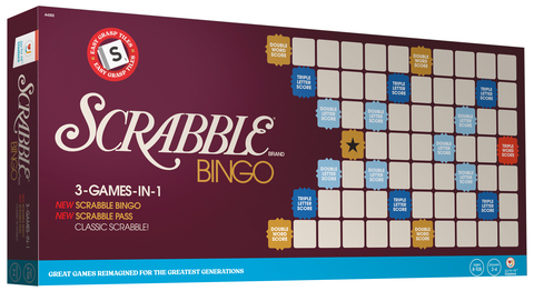 Aging experts from Ageless Innovation redesign Hasbro's iconic gaming properties to meet the needs of older adults: The Game of Life Generations, Scrabble Bingo, Trivial Pursuit Generations. (Photo: Business Wire)