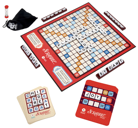 Aging experts from Ageless Innovation redesign Hasbro's iconic gaming properties to meet the needs of older adults: The Game of Life Generations, Scrabble Bingo, Trivial Pursuit Generations. (Photo: Business Wire)