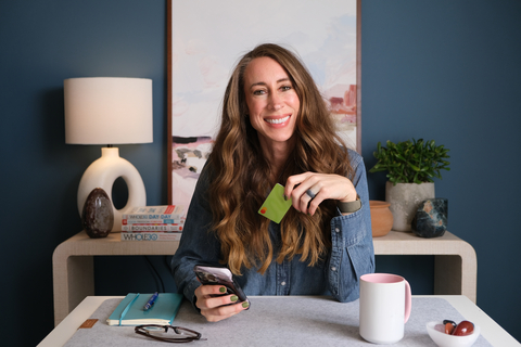 Whole30 co-founder and CEO Melissa Urban with the Ness Card (Photo: Business Wire)