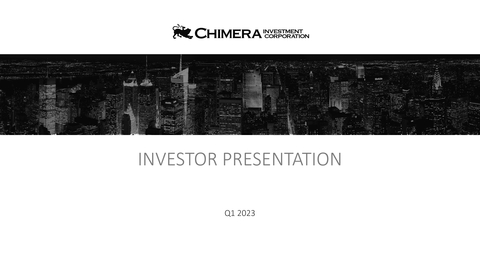 Investor Presentation Q1 2023