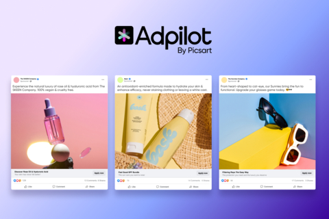 Adpilot is the perfect creative companion for anyone looking to create on-brand social media ads. (Graphic: Business Wire)