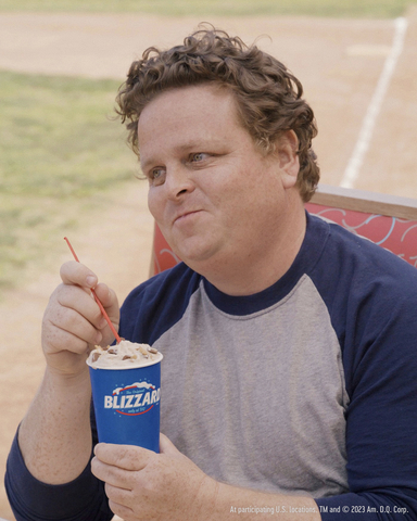 Actor Patrick Renna is celebrating the NEW DQ® Summer BLIZZARD® Treat Menu by enjoying the returning S'mores BLIZZARD® Treat. The most requested flavor as part of this season’s NEW Summer BLIZZARD® Treat Menu, the S’mores BLIZZARD® Treat stars alongside Patrick in a social media video as he provides thorough instructions on the perfect way to devour the treat. The Summer BLIZZARD® Treat Menu is available now at participating locations for a limited time only. (Photo: Dairy Queen)