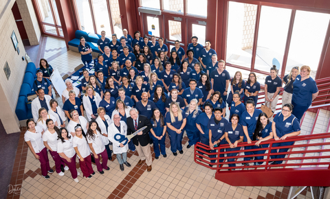 Community leaders and partners celebrate the grand opening of the simulation labs at the NAU School of Nursing at Yuma. Credit: NAU Archives