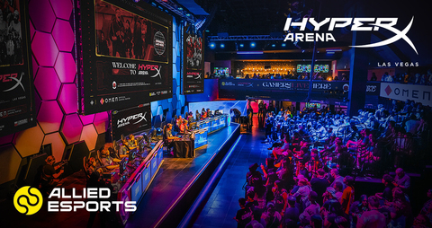 HyperX and Allied Esports Renew Exclusive Naming Rights for Renowned Esports and Gaming Destination - HyperX Arena Las Vegas (Photo: Business Wire)
