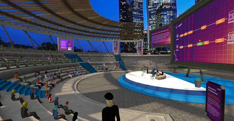 Events on Virtway Event's Metaverse (Graphic: Business Wire)