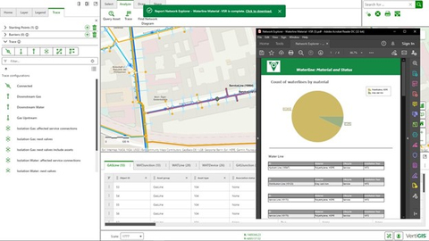 Generate reports using predefined or custom report templates.​ Reports can contain charts, graphs, maps, spatial data and non-spatial data. (Graphic: Business Wire)