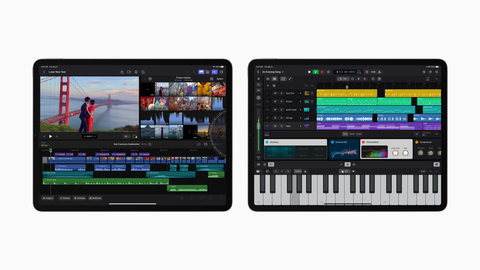With powerful and intuitive tools designed for the portability, performance, and touch-first interface of iPad, Final Cut Pro and Logic Pro are the ultimate mobile studio for video and music creation. (Photo: Business Wire)