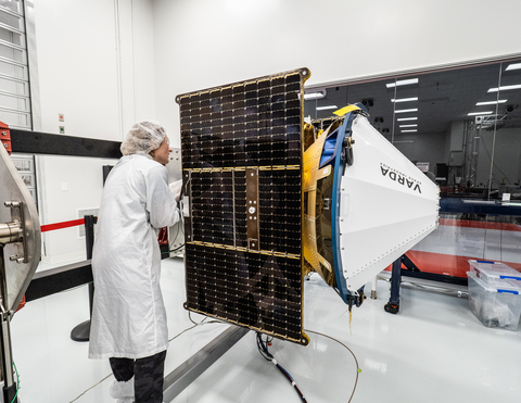Rocket Lab's Photon spacecraft integrated with Varda Space Industry's in-space manufacturing capsule. (Photo: Business Wire)